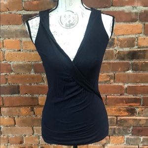 Express small navy top